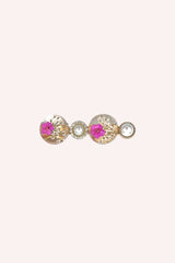 Pink Flower and Pearls Clamp Clip - Anna Sui Discount