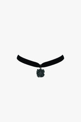 Retrolite Rose Velvet Choker - Anna Sui Outlet