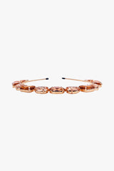 Jeweled Rose Gold Crown Headband - Anna Sui Outlet