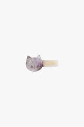 Kitten Side Clips - Amethyst - Anna Sui Discount
