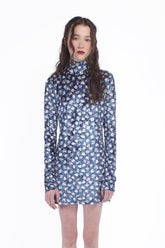 Posie Stretch Velvet Turtleneck Dress - Anna Sui Discount