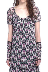 Sleeping Beauty Mesh Bow Dress - Anna Sui Online