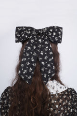 Ditsy Dot Chiffon Bow Hair Clip - Anna Sui Outlet