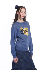 Knitwear Love Sweater Cornflower - Anna Sui US