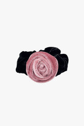 Velvet Rosette Scrunchie - Pink - Anna Sui US