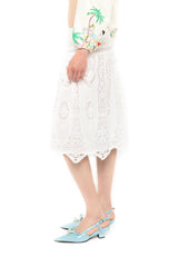 Applique Lace Combo Skirt - Anna Sui Sale