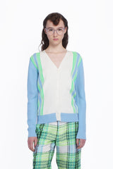 Amalfi Knit Cardigan - Baby Blue - Anna Sui Discount
