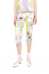Florida Cotton Sateen Capri Pants - Anna Sui Online