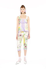 Florida Cotton Sateen Capri Pants - Anna Sui Online