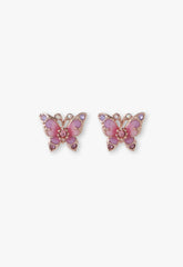 Pink Fantasy Butterfly Earrings - Anna Sui Discount