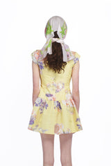 Cabbage Rose Taffeta Sweetheart Dress - Anna Sui Discount