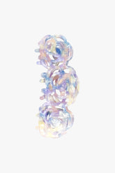 Triple Open Flower Rose Jaw Clip - Blue Lavender - Anna Sui Online