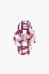 Rose Petal Bar Large Jaw Clip- Purple - Anna Sui US
