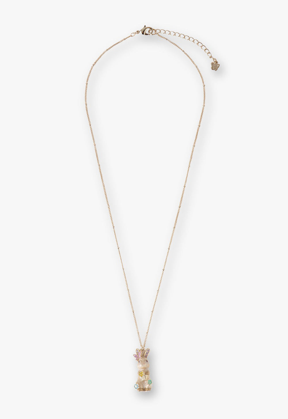 Pastel Bunny Charm Necklace - Anna Sui Online