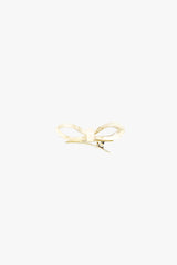 Love Puff Bow Side Clamp- Ivory - Anna Sui Outlet