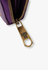 Victorian Quilted Wallet - Purple - Anna Sui Online