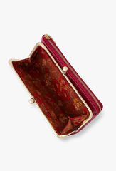 Peacock Embossed Wallet - Pink - Anna Sui Outlet