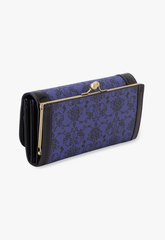 Lacey Roses Wallet - Purple - Anna Sui US