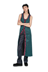 Glitter Geo Jacquard Long Vest - Anna Sui Sale