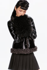 Faux Fur Muff - Black - Anna Sui Outlet