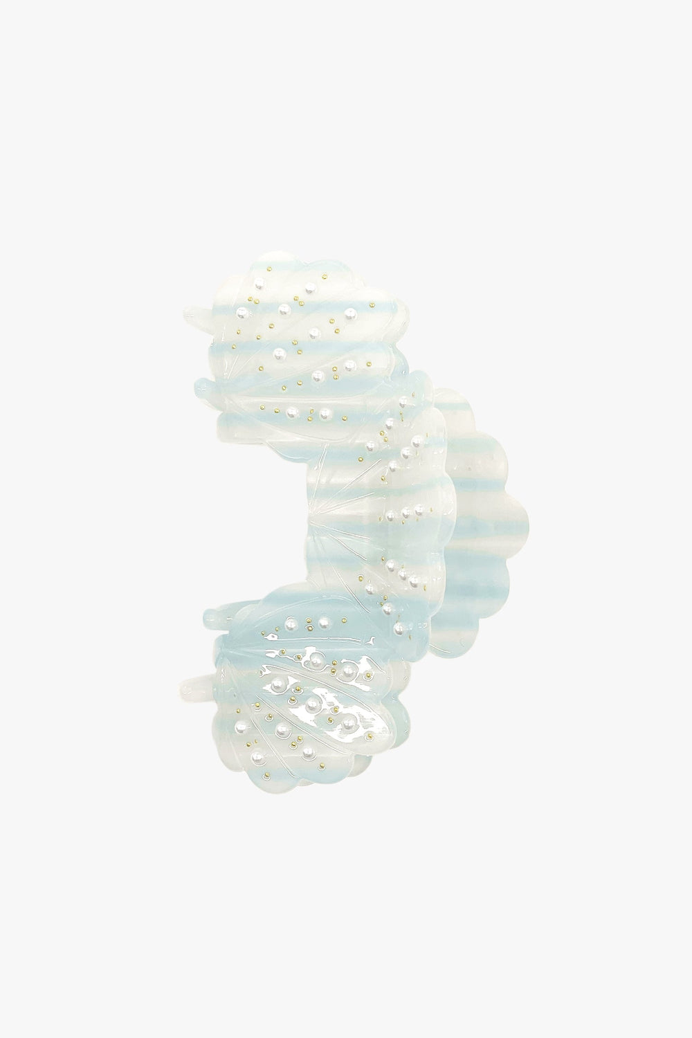 Pearlized Shell Jaw - Blue - Anna Sui Outlet