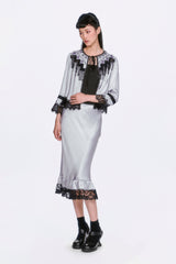 Boudoir Satin Lace Skirt - Anna Sui Online