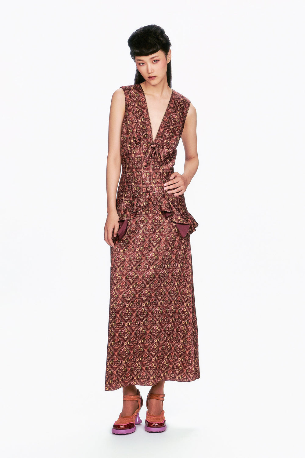 Wallpaper Medley Maxi Dress - Anna Sui Discount