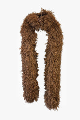 Faux Fur Scarf - Caramel - Anna Sui Sale