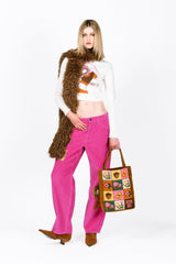 Faux Fur Scarf - Caramel - Anna Sui Sale
