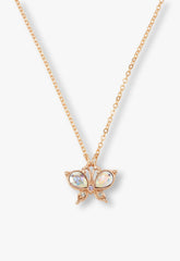 Rose Gold Butterfly Necklace - Anna Sui US