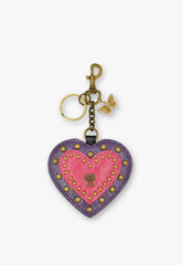 Purple Heart Bag Charm - Anna Sui Sale