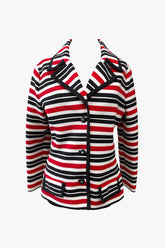 Vintage Butte Knit Striped Blazer - Anna Sui Online