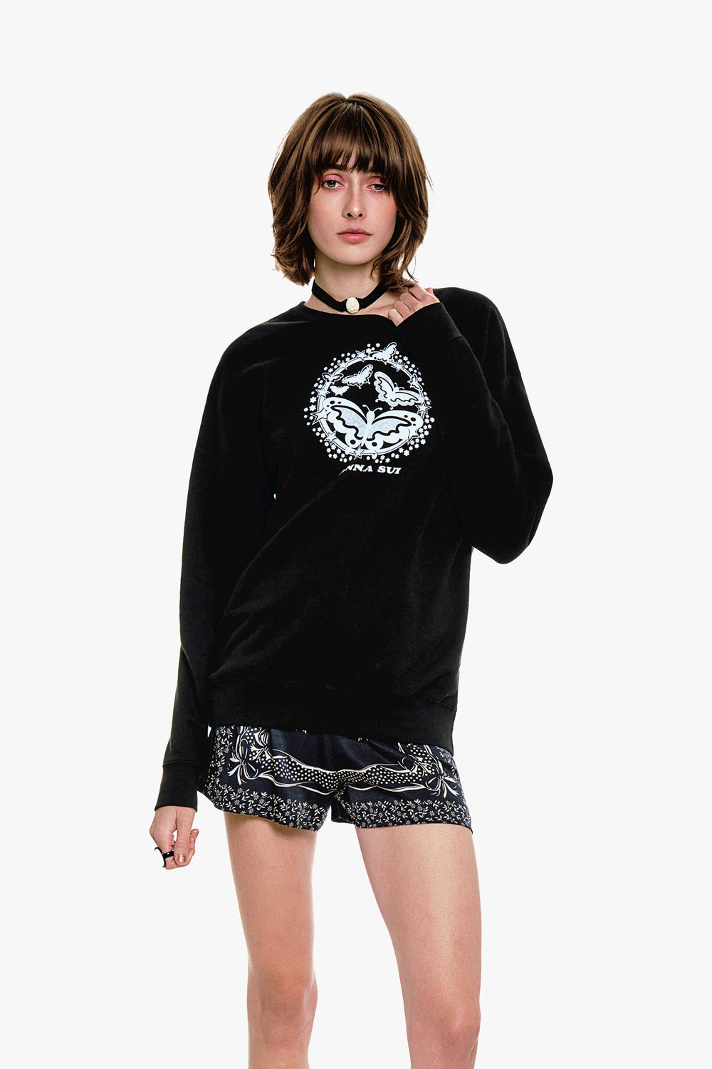 Butterflies Sweatshirt - Anna Sui Online
