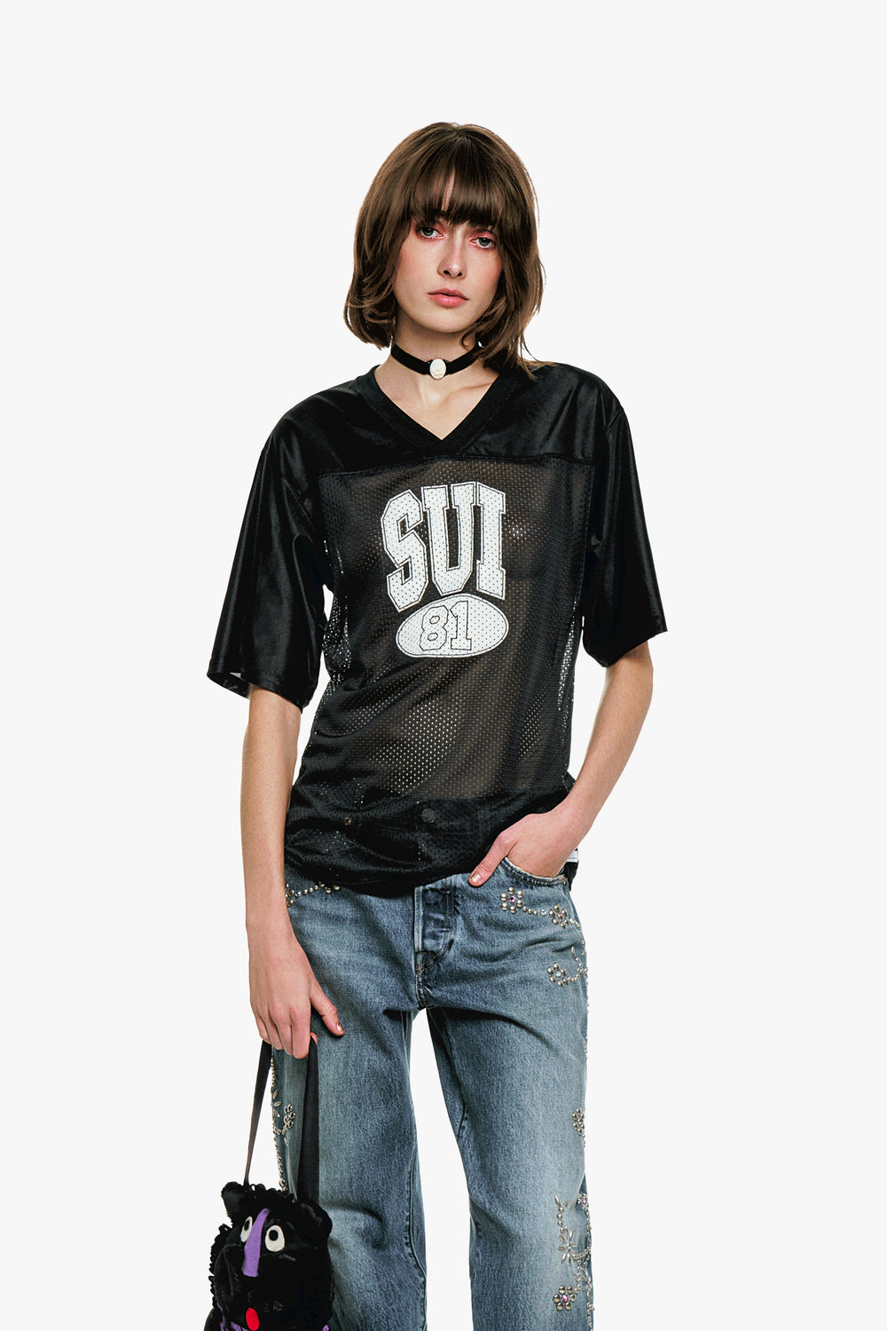 Sui 81 Jersey - Black - Anna Sui Discount