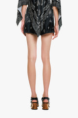 Ribbon Handkerchief Satin Print Shorts - Anna Sui Sale