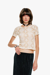 Victorian Lace T-Shirt - Anna Sui US
