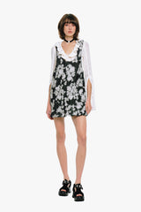 Rose Illusion Denim Ruffle Jumper - Anna Sui US