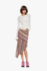 Victorian Pointelle Knitwear Cardigan - Cream - Anna Sui Discount