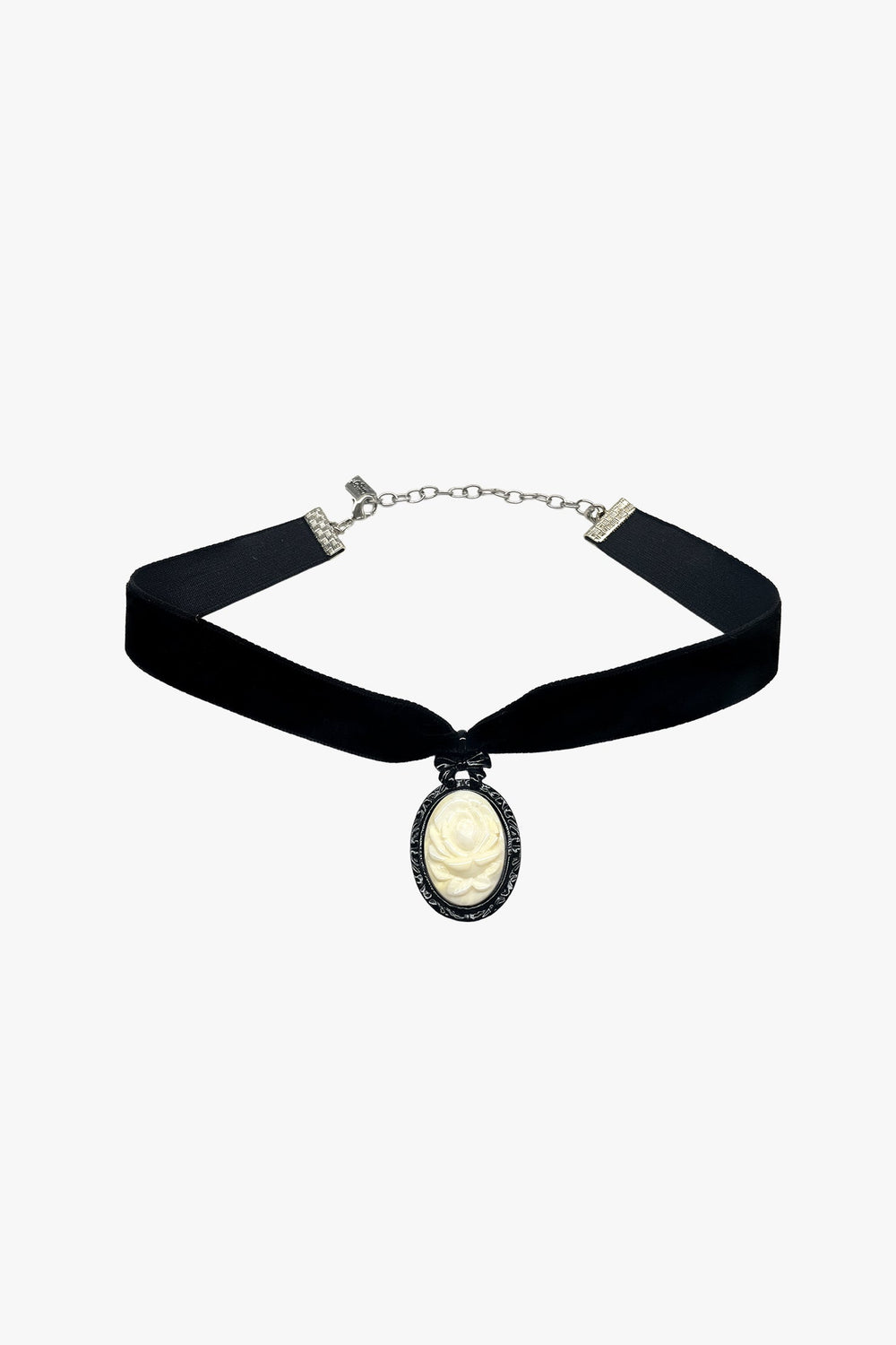 Rose Drop Choker Necklace - Ivory - Anna Sui Discount