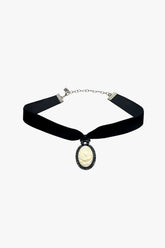 Rose Drop Choker Necklace - Ivory - Anna Sui Discount