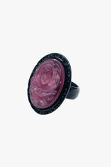 Carved Rose Ring - Dusty Rose - Anna Sui Outlet