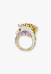 Enchanted Unicorn Ring - Ivory - Anna Sui Online