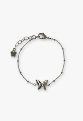 Shining Butterfly Bracelet - Purple Gunmetal - Anna Sui Online