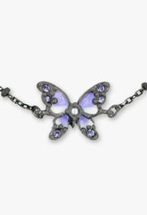 Shining Butterfly Bracelet - Purple Gunmetal - Anna Sui Online