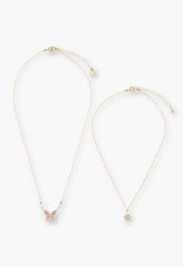 Shining Butterfly Necklace - Pink Gold - Anna Sui Sale