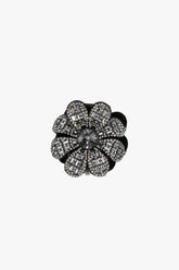 Swarovski Flower Jaw - Hematite - Anna Sui Online