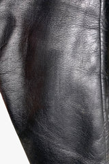 Vintage Reed Sportswear Black Leather Jacket - Anna Sui Discount