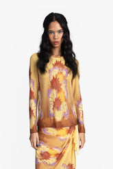 Sunburst Mesh Top - Anna Sui Online