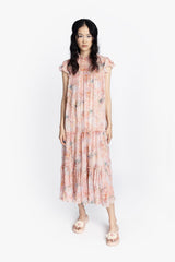 Oasis Blooms Tiered Maxi Dress - Anna Sui Sale