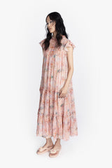 Oasis Blooms Tiered Maxi Dress - Anna Sui Sale
